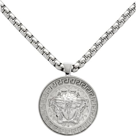 versace pendant silver|Mehr.